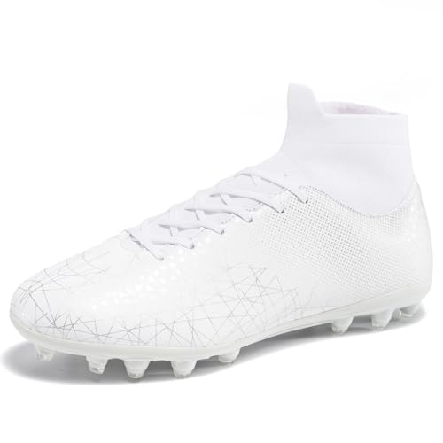 Kids Soccer Cleats High Top Training Youth Football Cleats, Boys Girls Athletic Outdoor3