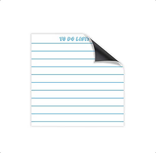 Dry Erase to DO List - Magnetic to DO List - to do List for Fridge, Locker, File Cabinet, Office, Classroom and More! 8" x 8.5" - 1 Pack.