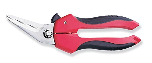 Electric Scissors 8-Inch Heavy Duty Spring Loaded Shears - Angled Edge ...