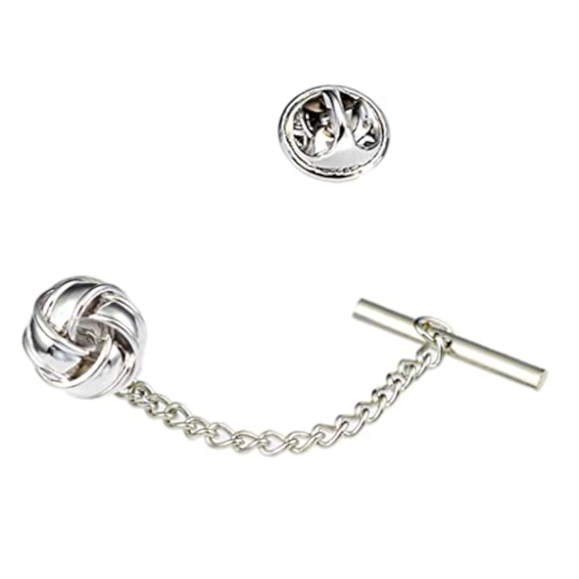 3x Men's Tie Tack Pins Collar Pin Brooch for Valentine's Day