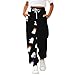 Kids Halloween Sweatpants Ghost Print Drawstring Sweat Pants Girls Halloween Topic Fashion Elastic Black 7-8 Years