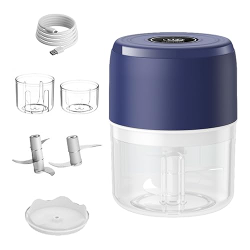 Picador de alimentos eléctrico | Herramienta de cocina, robot de cocina portátil, para cocineros domésticos profesionales principiantes, preparación de comidas, camping, verduras, carnes
