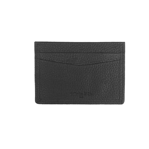 Jafferjee & Co. Genuine Leather RFID Blocking Card Holder, Minimalist Slim Credit Card Holder for Men and Women, 6 Card Slots and 1 Cash Pocket