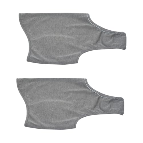 FOMIYES 2pcs Vest for Dogs Relief Jacket Large Dog Cooling Vest Fleece Weatherproof Easy to Wear Size s