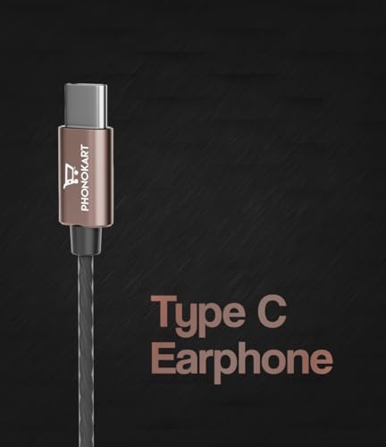 Image of Phonokart Echo Type C Wired Earphone with in-Built Karaoke Mic,Deep Bass,5 Karaoke Mode, EQ Modes,Easy Control, Compatible with Karaoke Apps, Compatible with All Type C Devices(Black)