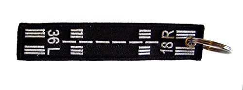 5 portachiavi ricamati - RUNWAY