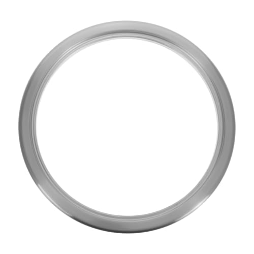 Levemolo Stainless Steel Round Grommet Trash Chute Lid for Countertop Odor Sealing Cover for Kitchen Bathroom Bar Space Saving Design for Waste Management