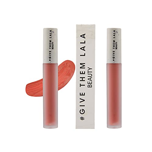 Give Them Lala Matte Lipstick - Cushion Cream Lipstick For Women - Nude Color - Lightweight And Long Lasting Lipstick - Cruelty Free - Satin Soft, Non-Drying Matte Finish (Wild One) #TOP19