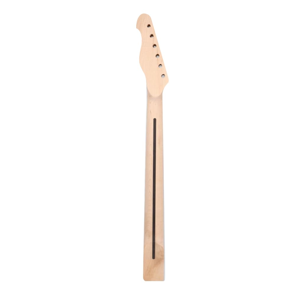 Gitarrenhals aus unlackiertem Ahorn, 22 Bünde, 68,6 cm, Palisander-Griffbrett, Punkt-Inlay, Bariton, aufschraubbar, Gitarrenteile, Ersatz (22 Bund 68 cm), S36 8 MN