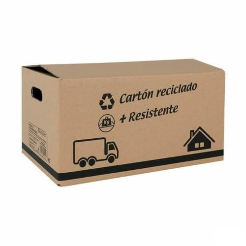 Confortime Caja de Almacenaje con Tapa Cartón 40 X 25 X 20 cm (20 Unidades)