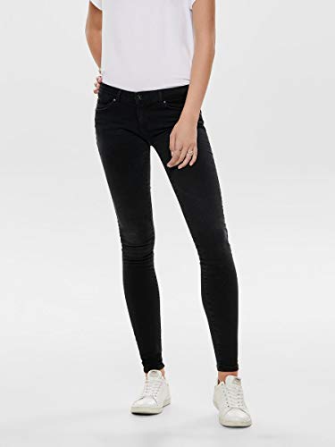 ONLY dames jeans ONLFCORAL SL SK JNS BB AZ141700 - Skinny Fit - zwart - Black Denim - Image 4