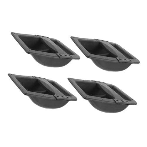 Totority 4pcs Speaker Handle Straps Replacement Handles for Cabinet Speakers Easy Installation Strong