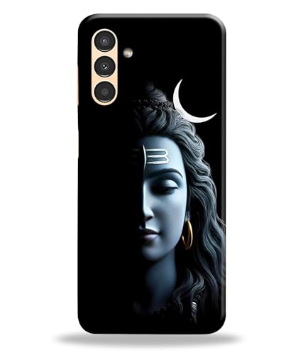 Image of Lord Shiva Half Face Printed Hard Back Case Cover Compatible for Samsung Galaxy M14 5G | Samsung M14 5G (Multicolor) - D1668