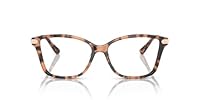Michael Kors MK4105BU Georgetown Universal Fit Prescription Eyewear Frames, Pink Tortoise/Demo Lens, 54 mm