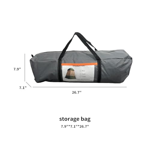 Carpa de ducha portátil para camping, carpa de privacidad con piso removible, cuarto de cambio y refugio de baño para playa, senderismo y viajes miniatura 5