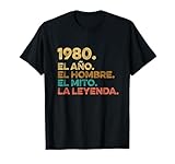 Cumpleaños 1980 Hombre Mito Leyenda