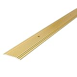M-D Building Products 79012 Wide Fluted 1-1/4-Inch by 36-Inch Seam Binder, Satin Brass