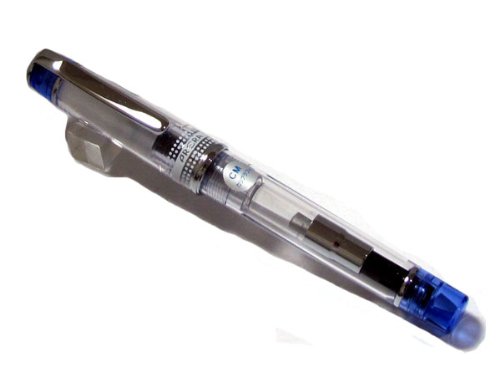 Image of Pilot Prera Iro-Ai Calligraphy-Nib Transparent Blue Body Fountain Pen (FPRN-350R-TLCM)