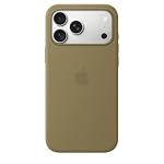 Apple – Apple iPhone 18 Pro Max Silikon Case mit MagSafe - Olive ​​​