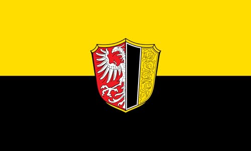 Drapeau d'Ottobeuren format paysage M de 1.35m² pour mât extérieur