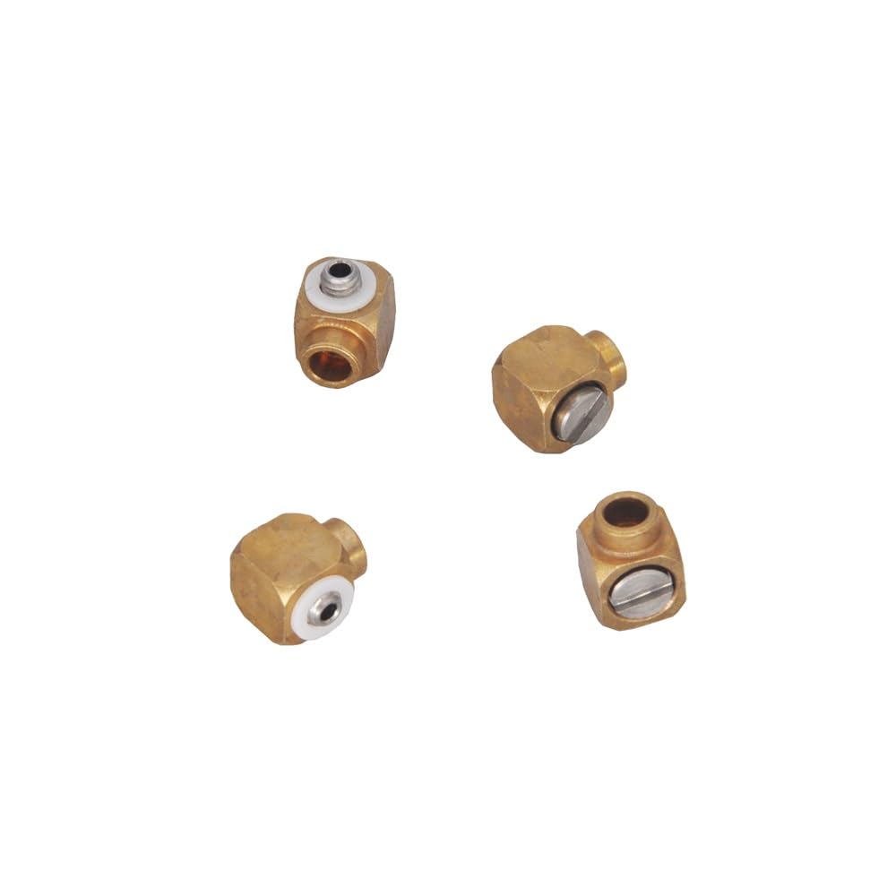 Złączka lutownicza Kolanko 90° M3 dla OD 3mm Miedziany cylinder oleju hydraulicznego RC 1/14 336GC Double E EC160E E010 Części