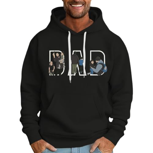 Sudaderas de hombre con capucha informal cremallera y bolsillos talla M color Black