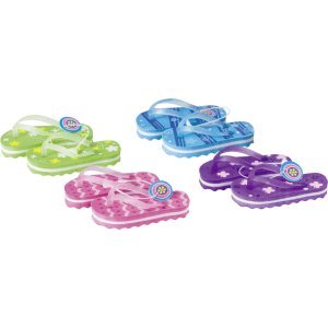 Brunnen 30 x Radierer Flipflops 4x3cm farbig Sortiert
