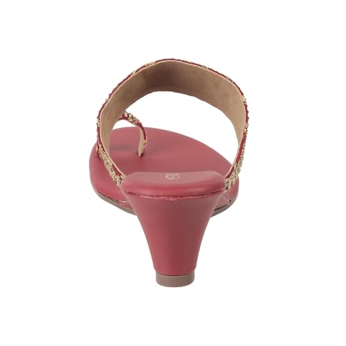 Image of Metro Women Ethnicwear Wedge Heel Sandal