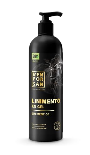 MENFORSAN Gel Liniment for Horses, 500ml | Lenisce e stimola i muscoli | Vegan friendly, 100% naturale | PREMIUM HORSE CARE