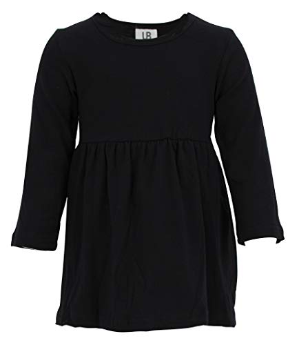 Image of Unique Baby Girls Kids Toddler 3pc Outfit Set Long Sleeve Stretch Tunic Top Leggings and Scarf