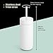Fellow 16 oz Carter Cold Travel Mug for Water, Iced Tea, Coffee, Smoothies, Iced Coffee & more - Stainless Steel Vacuum-Insulated Iced Coffee tumbler with Spill Resistant lid and straw - Matte Black