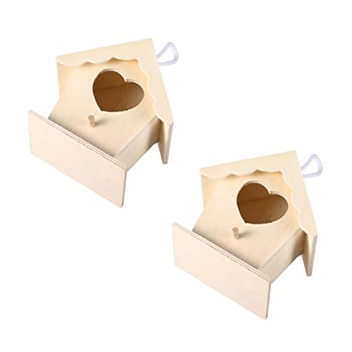 Yardenfun Nichoir à Oiseaux Créatif avec Corde Mangeoire Décorative pour Oiseaux Extérieurs