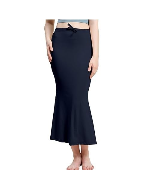 Image of Women's Soft Comfy Pleated Saree Fishcut I Saree Shapewear Flare Petticoat for Women, Lycra Cotton Blended, Petticoat, Skirts for Women, Shape Wear Dress for Saree