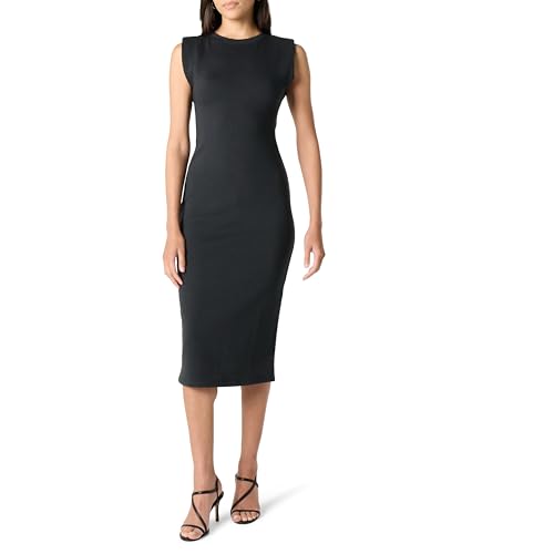 Robe en maille The Drop avec épaulettes tricot premium pour femme