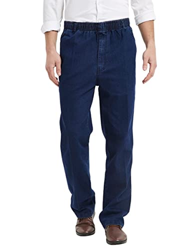 IDEALSANXUN Men’s Elastic Waist Jeans2