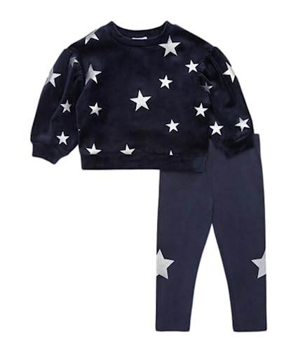 Splendid baby-girls Velour Star Sweatshirt Set