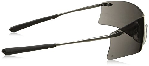 MCR Safety Glasses T4112AF Rubicon T4 Gray Lens with UV Protection and Anti-Fog Coating, 1 Pair