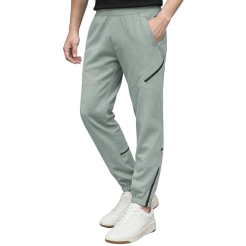 Image of NOBERO Men's Oversized Travel Joggers | Loose Fit | Baggy Relaxed Fit Joggers for Travel