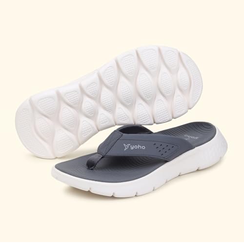 Image of YOHO Snugly 005 Slippers For Men | Cushioned Support | Lightweight Grip | Breathable Comfort | Long-Lasting Build