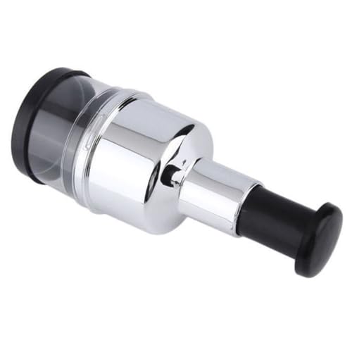 KOCKSHION Picadora De Ajo Manual Inox Resistente Multifuncional, Prensa De Ajo De Acero Inoxidable, Para Uso Doméstico En Cocina y Preparación De Verduras, Herramienta Práctica y Fácil De Limpiar