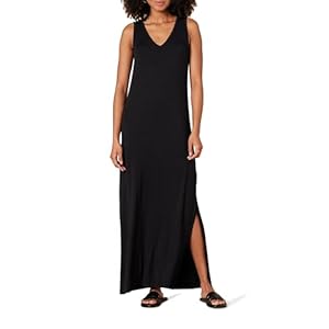 Amazon Essentials Damen Tank-Maxikleid aus Jersey mit V-Ausschnitt
