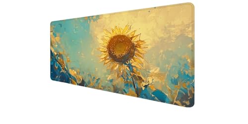 Tapis souris XXL motif peinture pour décorer un bureau d'ordinateur