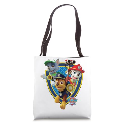 Bolso Tote con diseño de Chase, Rocky y Marshall miniatura 1