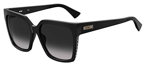 Moschino Gafas de Sol MOS079/S Black/Dark Grey Shaded 57/17/145 mujer