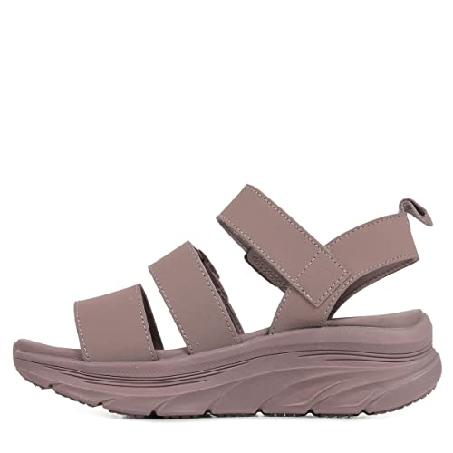 Skechers Skechers Women's D'lux Walker Retro Cosmos Sandal, Purple, 4 UK