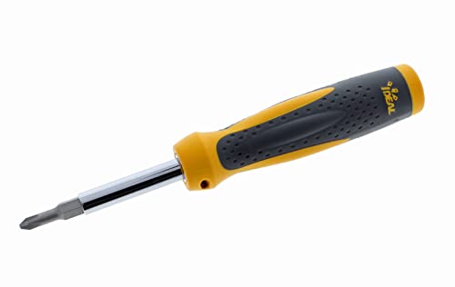 Ideal 35-908 7-in-1 Twist-A-Nut Multi-Bit Screwdriver