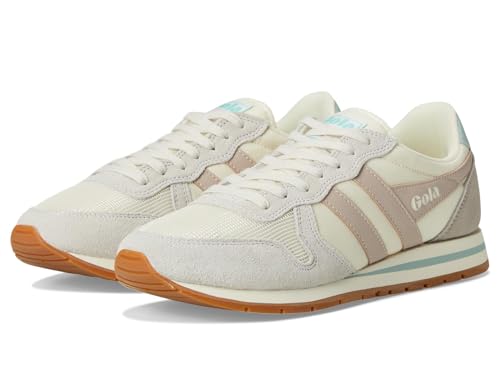 Gola Women's Daytona Sneaker, Off White/Rose/Surf, 5
