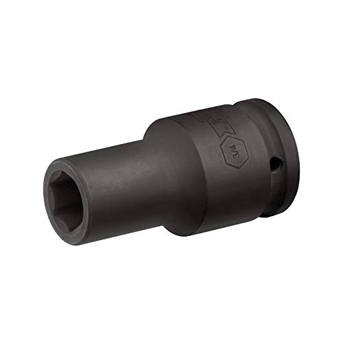 Image of JETECH 3 /4 inch Drive 3 /4 inch Deep Impact Socket, 6-Point SAE Impact Socket, Heat-Treated Chrome Molybdenum (Cr-Mo) Alloy Steel, Heavy-Duty for Automotive & Industrial Mechanics