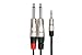 Hosa HMP-006Y Pro Stereo Breakout Cable - 3.5mm TRS Male to Dual 1/4-inch TS Male - 6 foot