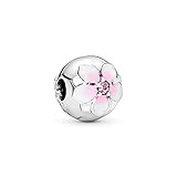 Material: 925 Sterling Silber, poliert / Emaille Rosa